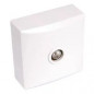 Blok white surface-mounted television socket Blok white surface-mounted television socket