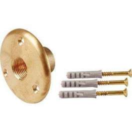 Bulkhead bracket D.12 Female 15x21 raw brass - WATTS - Référence fabricant : 006509