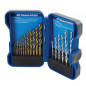 Set van 19 HSS titaniumstalen metselboren