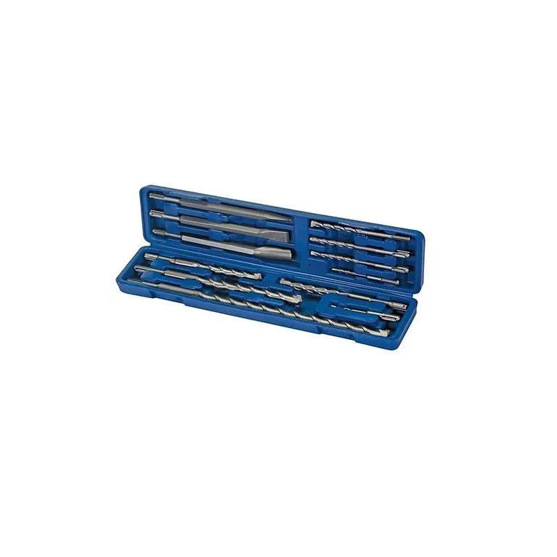Set van 12 SDS PLUS boren en beitels