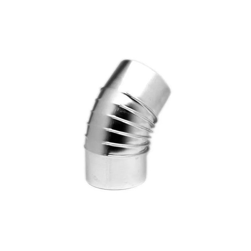Codo de hierro aluminio 45°, diámetro 83mm Codo de hierro aluminio 45°, diámetro 83mm