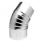 Codo de hierro aluminio 45°, diámetro 83mm Codo de hierro aluminio 45°, diámetro 83mm