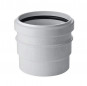 90 mm afvoermof, Geberit overgangsmof op PVC 100 mm