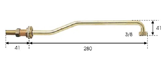Feed tube from below