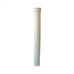 Dauphin en fonte, droit, diamètre 100mm, longueur 1m, beige