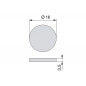 Viltglijders voor meubels, diameter 16 mm, 150 stuks