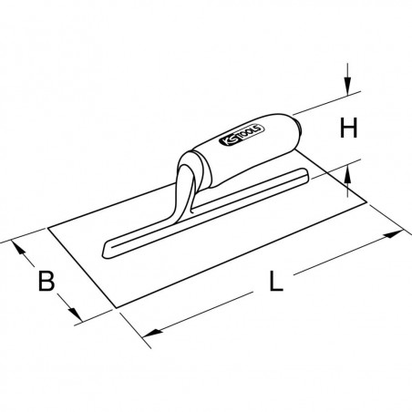 Gerades Rapier, Edelstahlklinge, Zweikomponentengriff