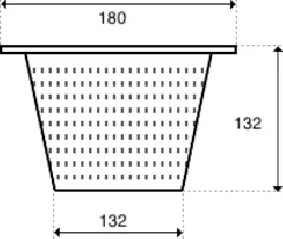 Cesto di skimmer AQUAREVA con manico, 2 pezzi