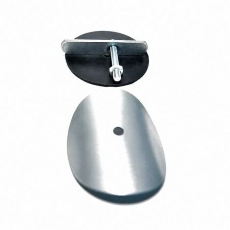 Column stopper, hermetic stainless steel plug, diameter 40 mm, 10 pieces