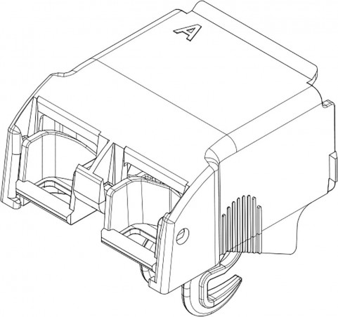 Mechanism support with mechanical XS hooks