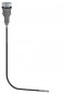Verchroomd messing trekkoord met kabel voor Rotologic stekker1