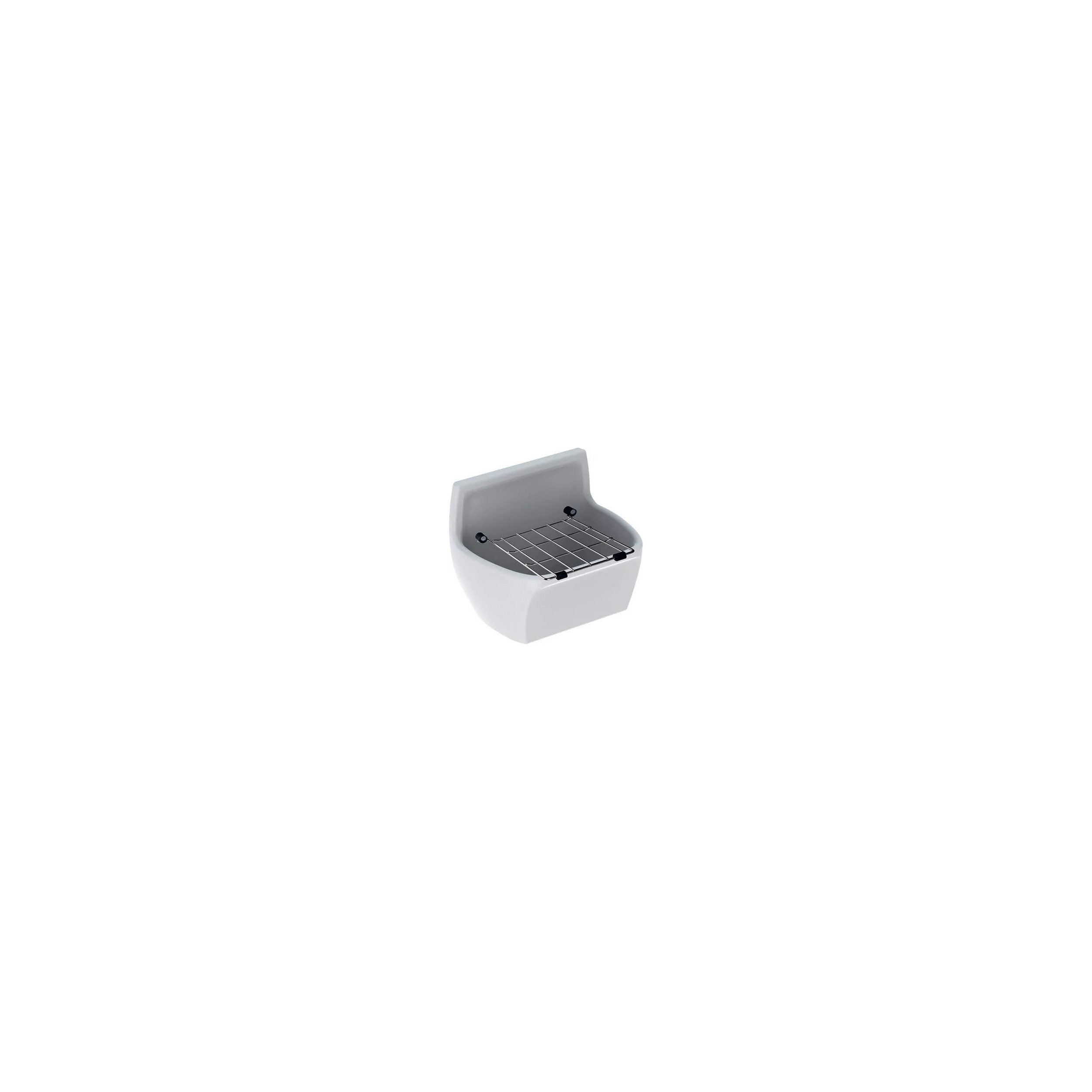 Troppopieno da 450 mm con griglia e fissaggio