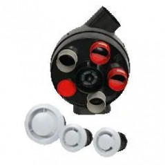 Kit VMC auto-réglable VORT PENTA, 5 piquages et 3 bouches, 12208
