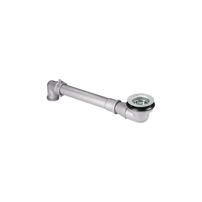 Ruimtebesparend korfzeefje, voor grijze gootsteen, 80 mm, gat 60 mm