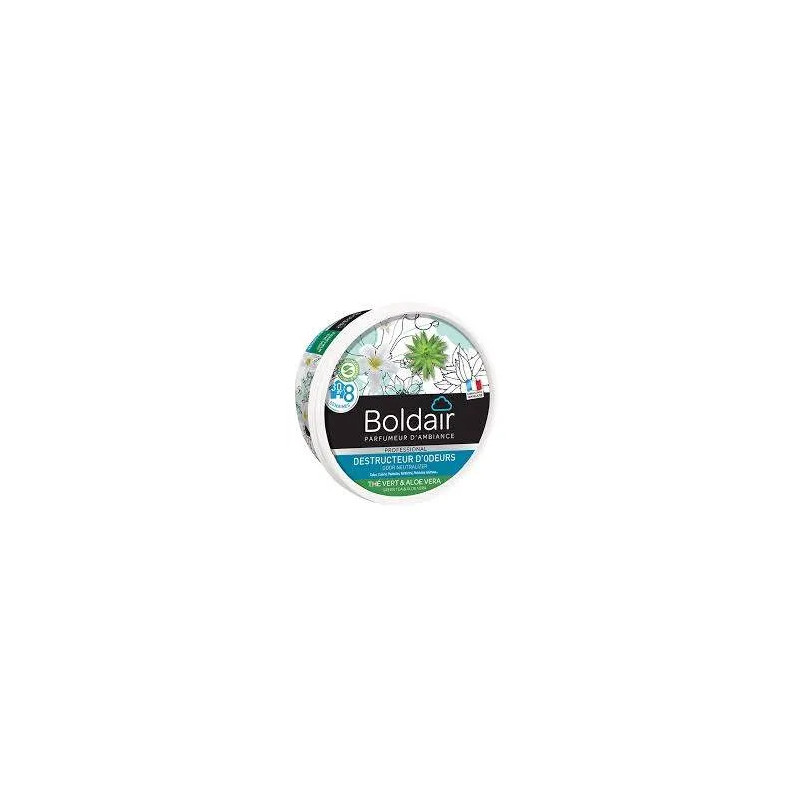 Geurvernietiger Boldair gel blok 300g groene thee