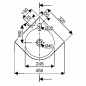 Lavabo compatto angolare da 32, PRIMA STYLE Lavabo compatto angolare da 32, PRIMA STYLE