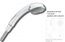 Cobra douchekop, regenstraal, diameter 65 mm, anti-kalk, chroom