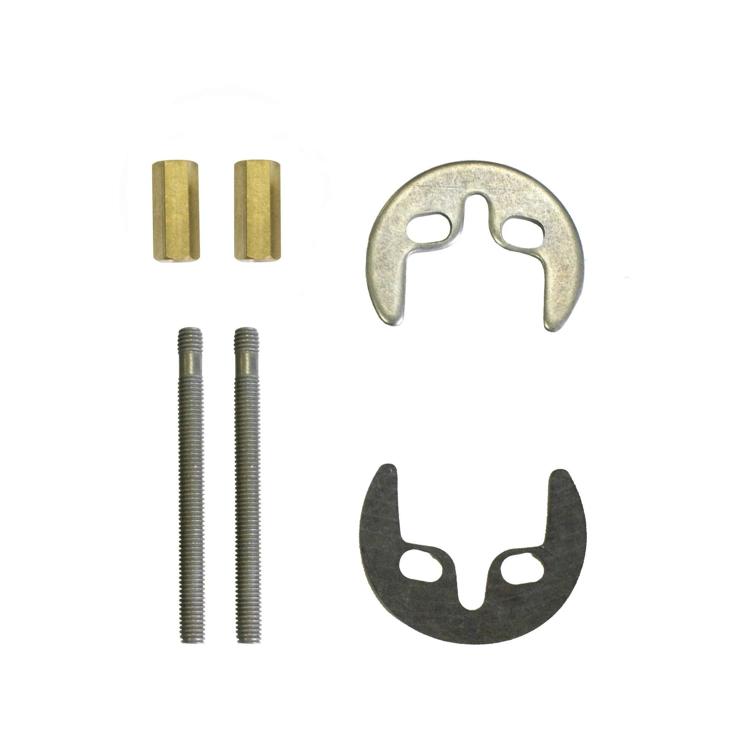 Fixing for mixer tap and mixer, two screws