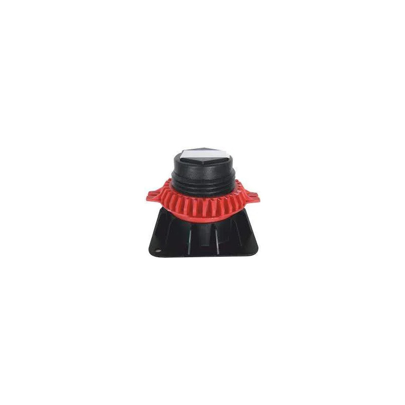 Set van 4 douchebakpoten, verstelbaar van 90 tot 125 mm.