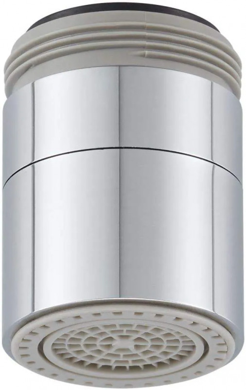 VARIODUO 2-straals beluchter, binnendraad 22x100 en buitendraad 24x100, 5,7L/min
