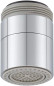 VARIODUO 2-straals beluchter, binnendraad 22x100 en buitendraad 24x100, 5,7L/min