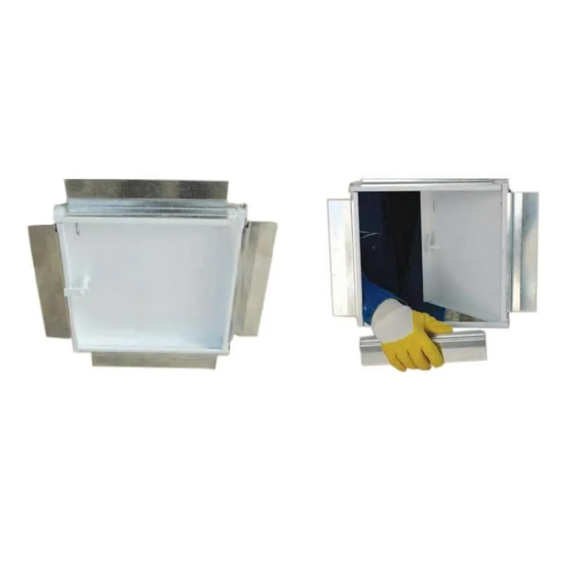 Metalen toegangspaneel 400x400 "indrukken en loslaten