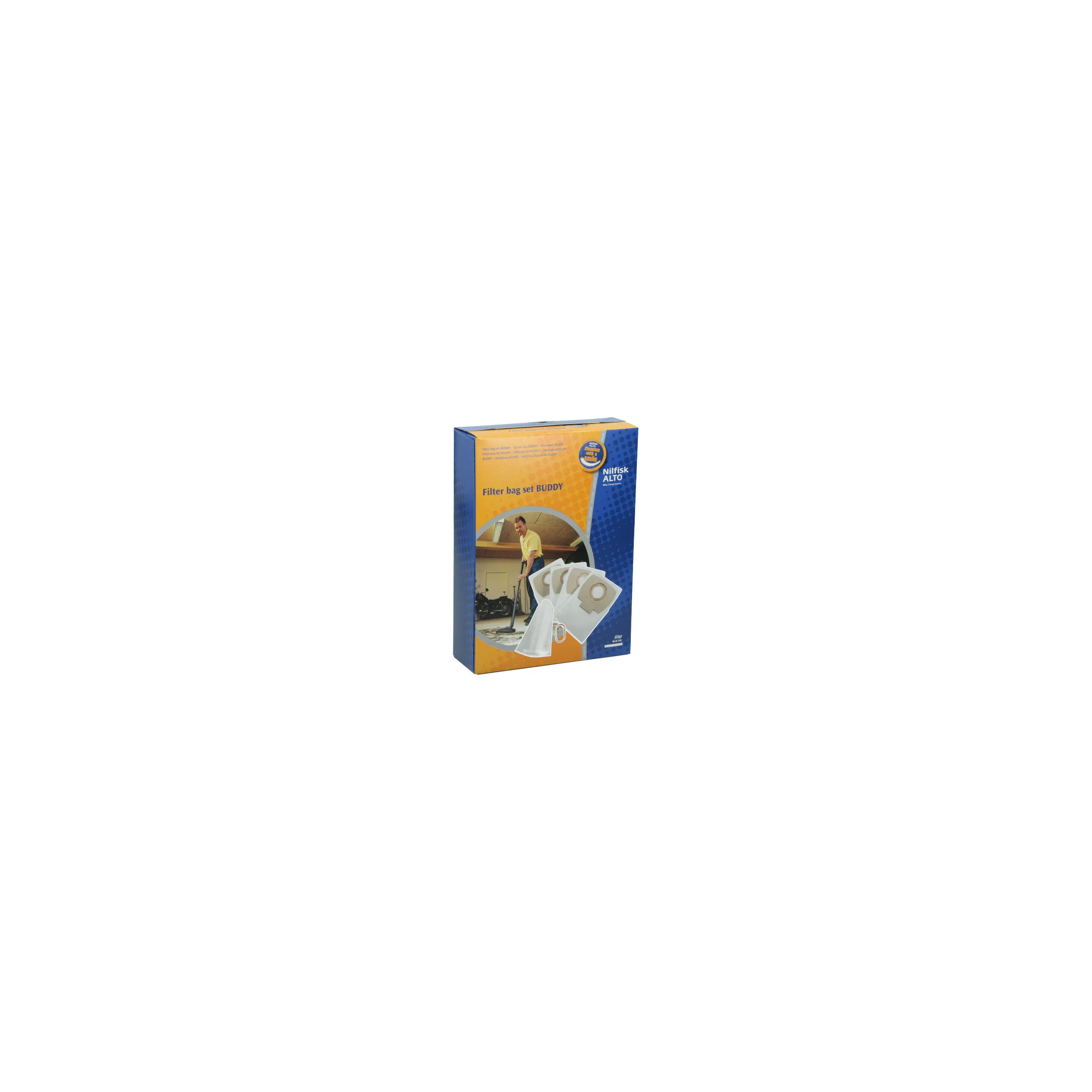20 Sacchetti Per Aspirapolvere Adatti Per Nilfisk Buddy II 12 - 4