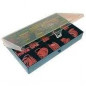 Doos met 560 vezelpakkingen voor kraankoppen, assorti 16x19 tot 27x30
