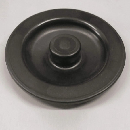 2p Ablauf mit Überlaufrohr aus grauem PP, Länge 170mm