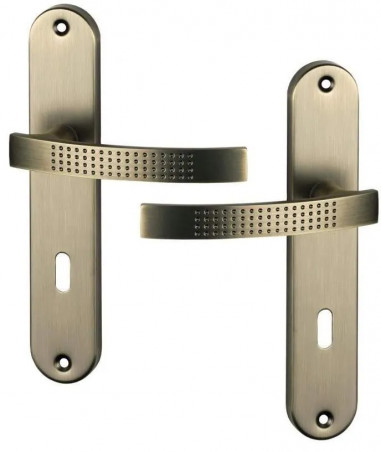 Poignée de porte Logio entraxe 195mm - Argent