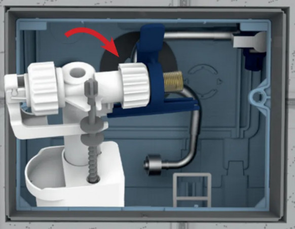 Pre-set float valve 95L for INGENIO