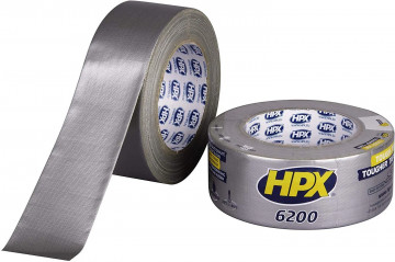 Ruban toile adhésif argent 48mm x 25m, HPX 6200 REPAIR TAPE