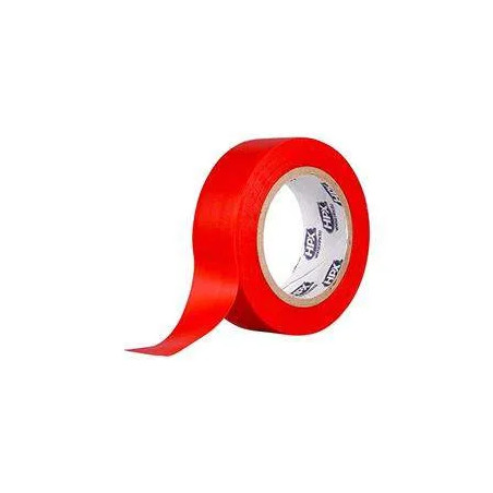TAPE 5200 PVC insulation tape, red, 15mm x 10m