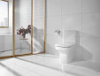 ROCA Dama compact 392 stoel, met silencio valrem, wit