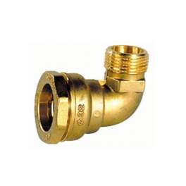 Elbow male threaded connection 20X1/2 - 15x21 - Sferaco - Référence fabricant : 867420