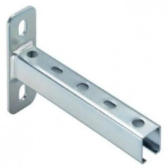 Console finition zinguée 41x41mm, longueur 500mm