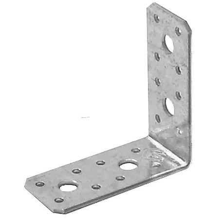 Equerre d\'assemblage acier galvanisé 90x90x40, épaisseur 3 mm