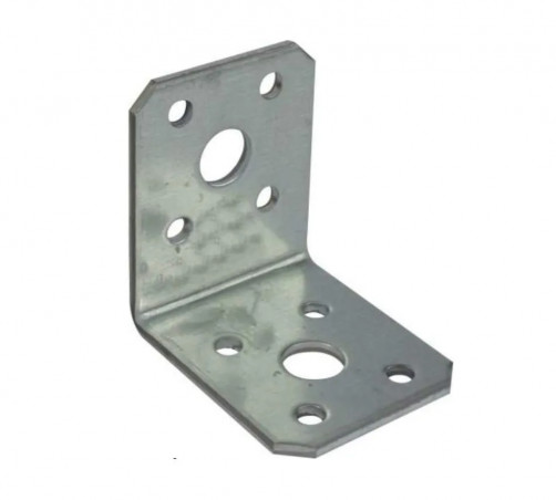 Equerre d\'assemblage acier galvanisé 50x50x35, épaisseur 2.5 mm