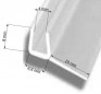 Horizontale verbinding voor LUNES S-wand en NIEUWE HOLIDAY 120 2P-cabine