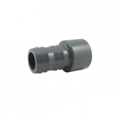 Douille PVC pression cannelée 16 mm, à coller mâle 16 mm