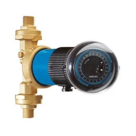 Vortex-Zirkulator mit Uhr und Thermostat