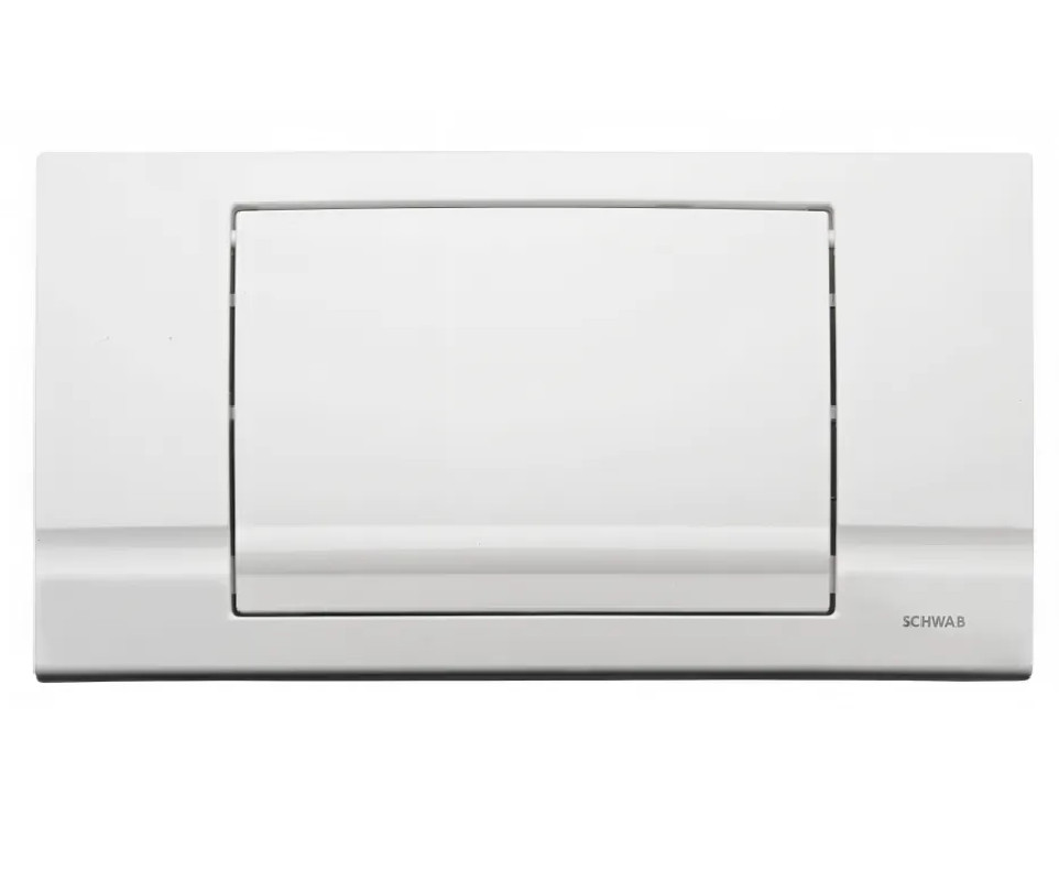 Bedienplatte Weiss Single Touch Schwab RIVA