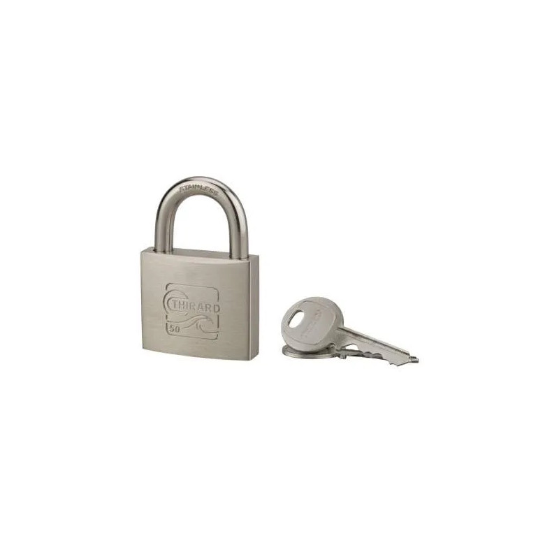 SKIPPER BLUE adv roestvrijstalen hangslot, 50 mm, 2 sleutels