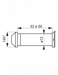 Spioncini da 160° in ottone lucido