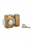 APACHE slot, knop en cilinder, 45 mm, goud geëpoxeerd, 3 sleutels