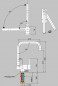 Cox single lever sink mixer with tilting spout