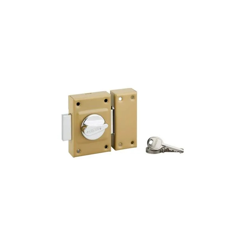 Standaard cilinderslot 40 mm, epoxy brons, 3 sleutels