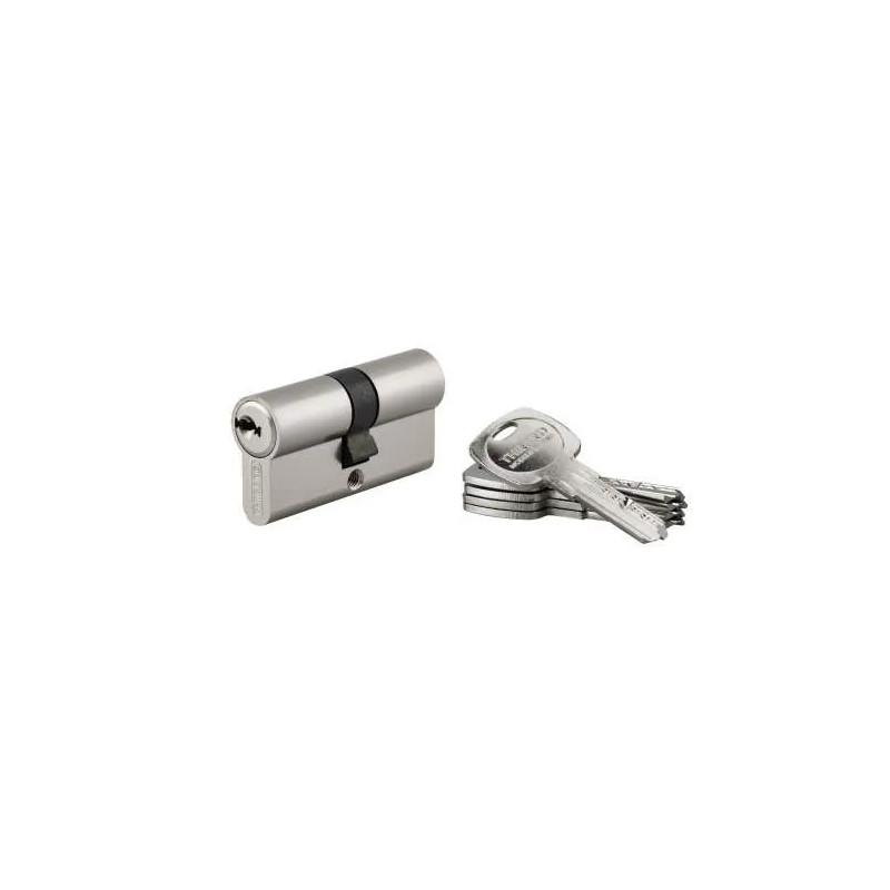 CILinder PROFIEL TRAFIC 6, vernikkeld V, 30x30, omkeerbaar, 5 sleutels