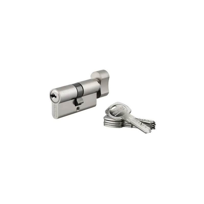 CILinder PROFIEL TRAFIC 6, vernikkeld V, 30x30, knop, 5 sleutels