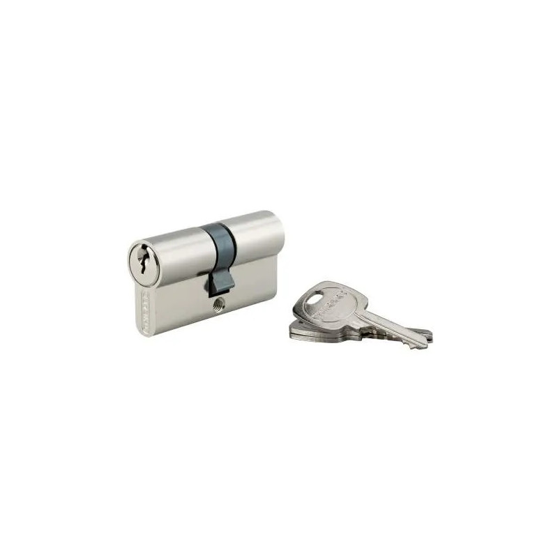 Cilinder PROFIEL STD, messing vernikkeld, 30x30 mm, 3 sleutels